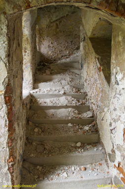 Trzebieszowice Czerwony Dwór wieża obronno-mieszkalna