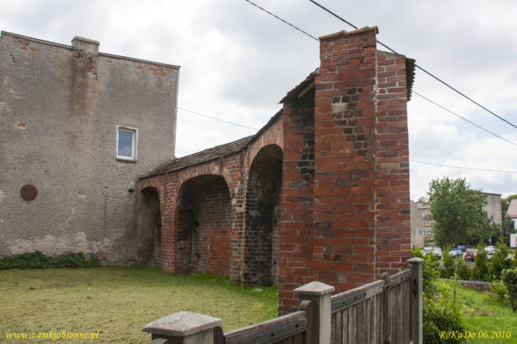 Olesno fragment muru miejskiego