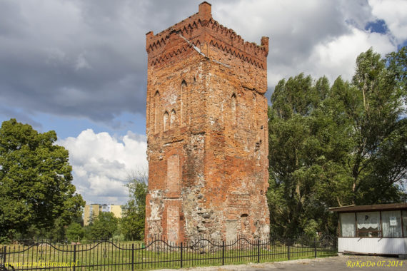 Zamek w Braniewie wieża bramna