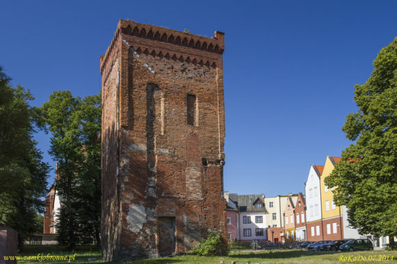 Zamek w Braniewie wieża bramna