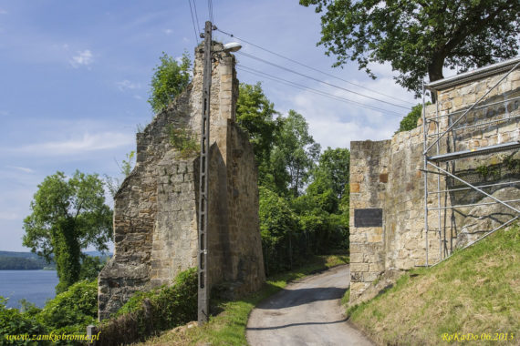 Dobczyce mury miejskie Brama Wschodnia