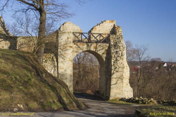 Dobczyce mury miejskie Brama Wschodnia