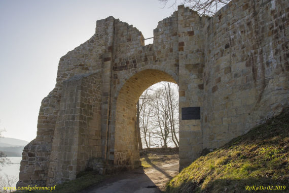 Dobczyce mury miejskie Brama Wschodnia