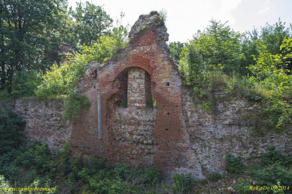 Zamek w Przezmarku, ruiny bramy