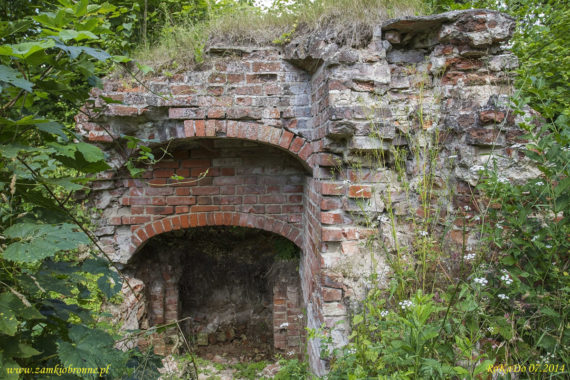 Zamek w Przezmarku, ruiny zamku głównego