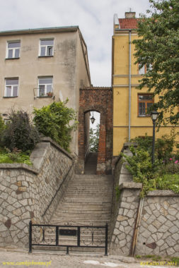 Sandomierz mury miejskie furta Ucho Igielne