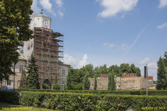 Miejskie mury obronne Wielunia Brama Krakowska