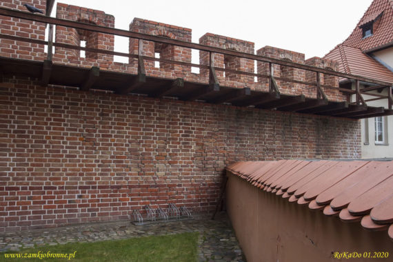 Miejskie mury obronne Poznania.