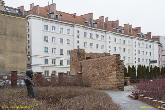 Miejskie mury obronne Poznania. Narożna baszta artyleryjska