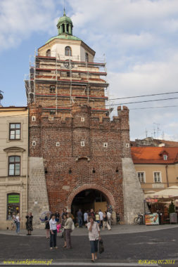 Lublin mury miejskie brama Krakowska