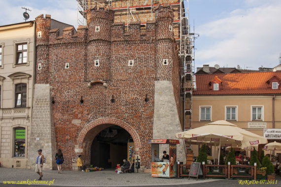 Lublin mury miejskie brama Krakowska