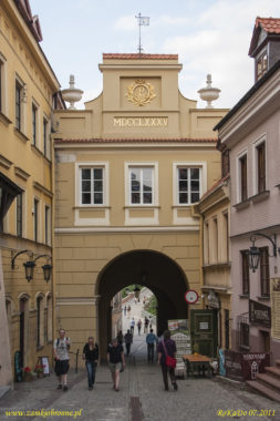 Lublin mury miejskie brama Grodzka