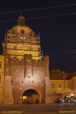 Lublin mury miejskie brama Krakowska