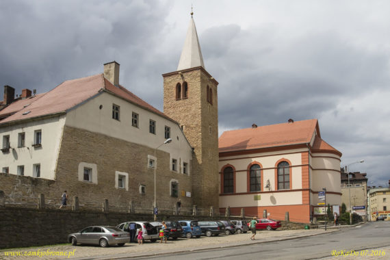 Bystrzyca Kłodzka miejskie mury obronne baszta Rycerska