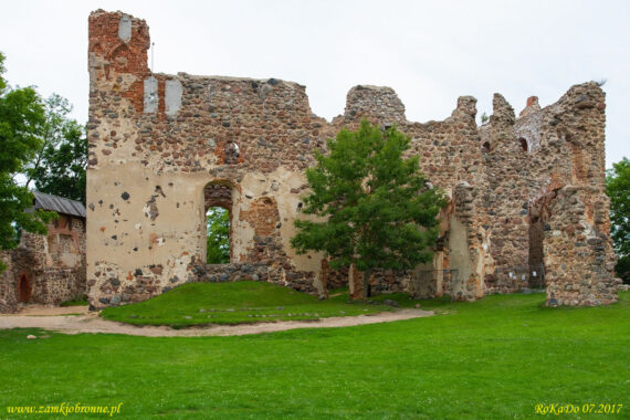 Zamek w Dobele zamek górny