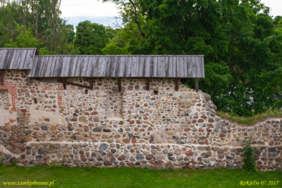 Zamek w Dobele zamek g&oacute;rny