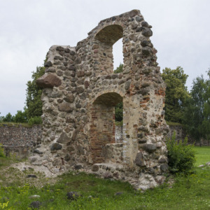 Zamek w Dobele podzamcze
