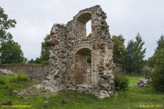 Zamek w Dobele podzamcze