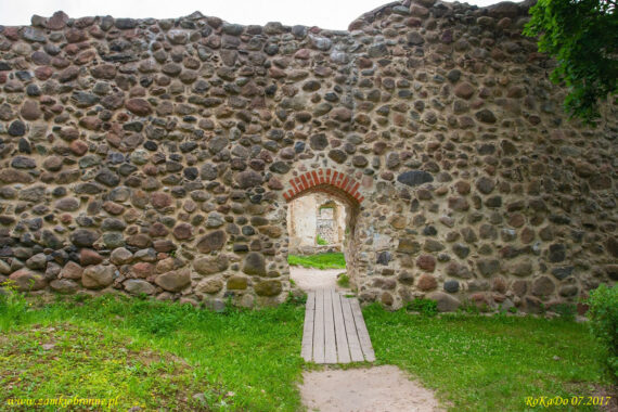 Zamek w Dobele podzamcze