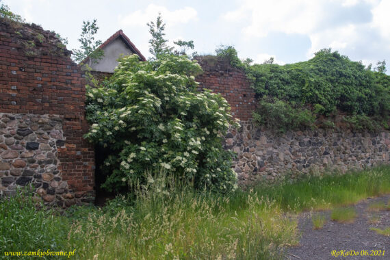 Niemodlin miejskie mury obronne pozostałości baszty