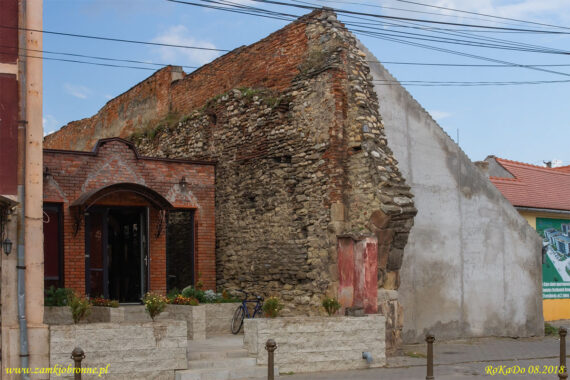 Sebes miejskie mury obronne relikty bramy zachodniej