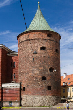 Ryga mury miejskie baszta Prochowa