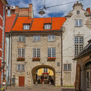 Ryga mury miejskie brama Szwedzka