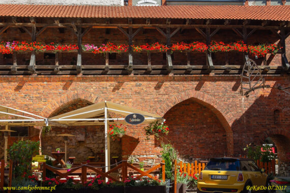 Ryga mury miejskie fragment zrekonstruowanych umocnień