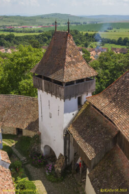 Viscri obronny kości&oacute;ł siedmiogrodzkich Sas&oacute;w