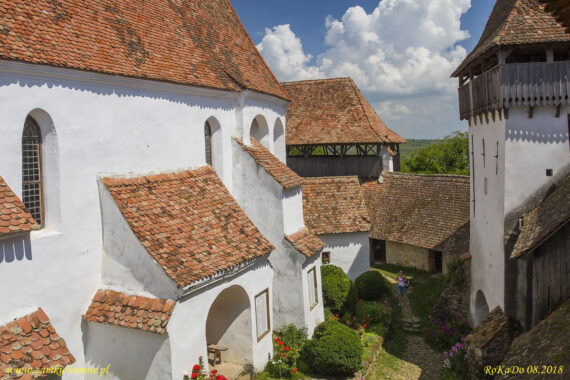 Viscri obronny kości&oacute;ł siedmiogrodzkich Sas&oacute;w