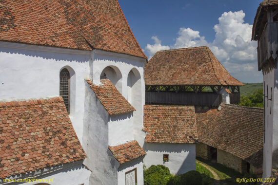 Viscri obronny kości&oacute;ł siedmiogrodzkich Sas&oacute;w