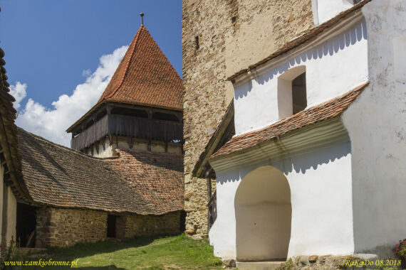 Viscri obronny kości&oacute;ł siedmiogrodzkich Sas&oacute;w