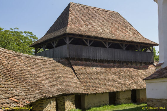 Viscri obronny kości&oacute;ł siedmiogrodzkich Sas&oacute;w