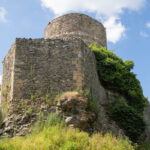 Zamek Lenno we Wleniu bergfried