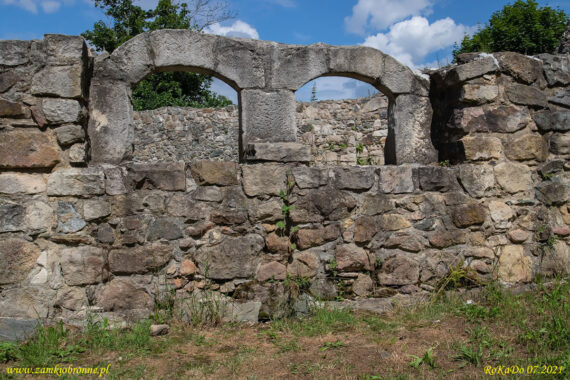 Zamek Lenno we Wleniu budynek tzw. "Kinderstube"