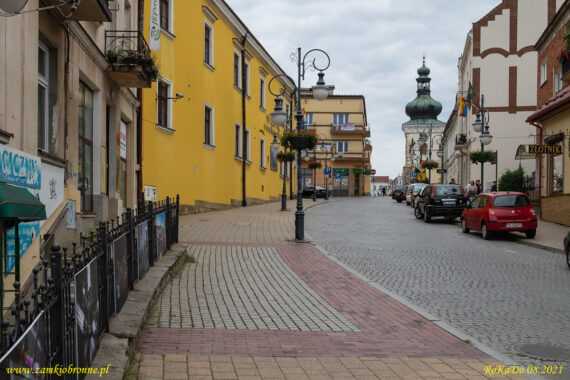Miejskie mury obronne Krosna niezachowana Brama Krakowska