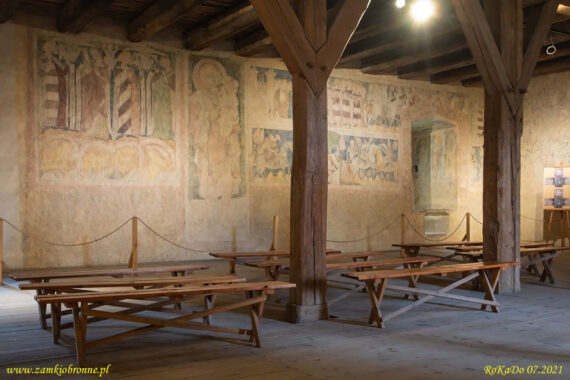 Książęca wieża w Siedlęcinie sala reprezentacyjna