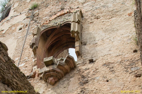 Zamek Chojnik. Kaplica na zamku górnym.