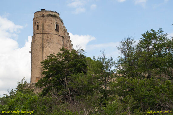 Zamek Chojnik. Wieża zamku górnego
