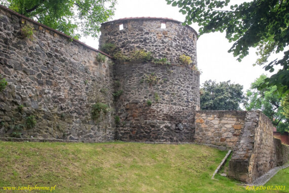 Złotoryja miejskie mury obronne.