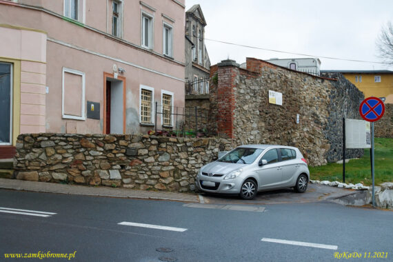 Gryf&oacute;w Śląski fragment średniowiecznych mur&oacute;w obronnych