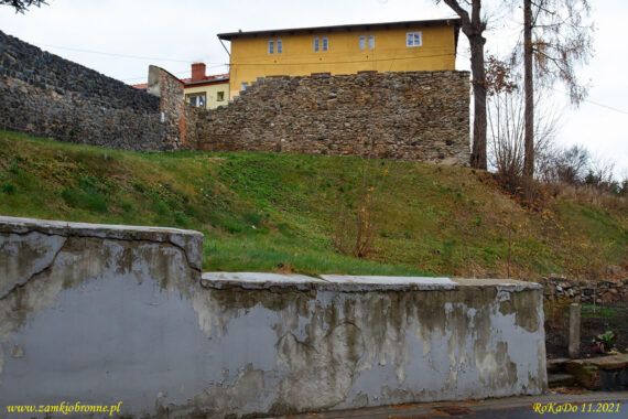 Gryfów Śląski fragment średniowiecznych murów obronnych