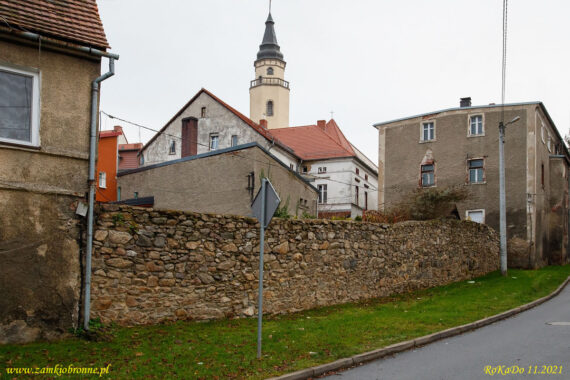 Gryf&oacute;w Śląski fragment średniowiecznych mur&oacute;w obronnych