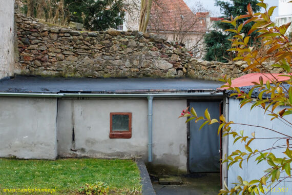 Gryfów Śląski fragment średniowiecznych murów obronnych