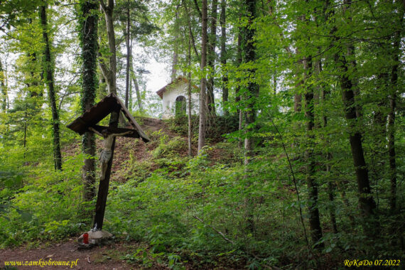 Kaplica na miejscu ruin zamku Lihtenberk