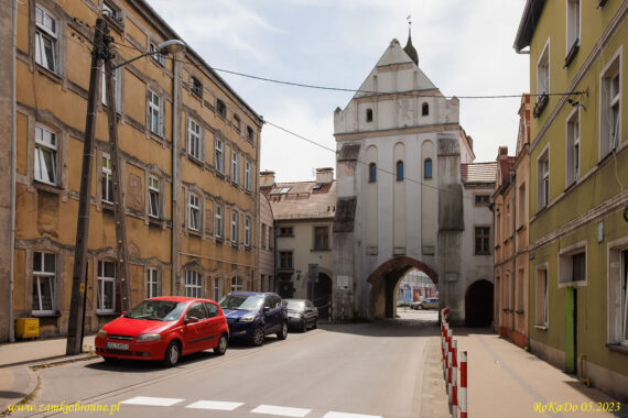 Gryfice miejskie mury obronne, brama Kamienna