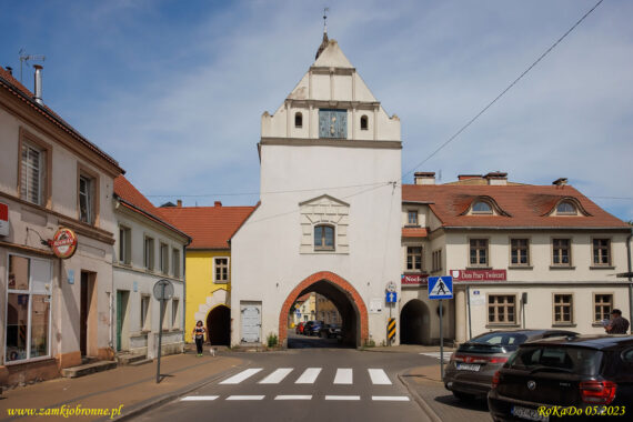 Gryfice miejskie mury obronne, brama Kamienna