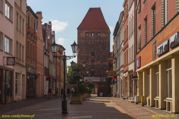 Miejskie mury obronne Chojnic brama Człuchowska