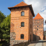 Miejskie mury obronne Chojnic baszta Szewska oraz brama Człuchowska