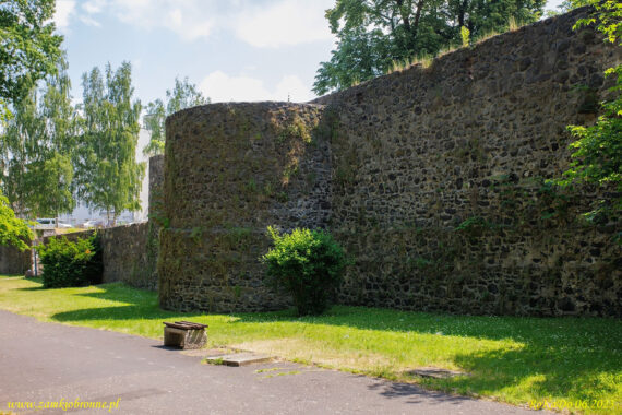 Lubań miejskie mury obronne